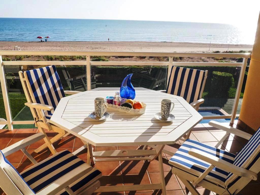 APARTAMENTO EN PRIMERISIMA LINEA DE PLAYA n 10 Playa De Xeraco Kültér fotó